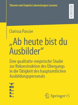 cover image of „Ab heute bist du Ausbilder"